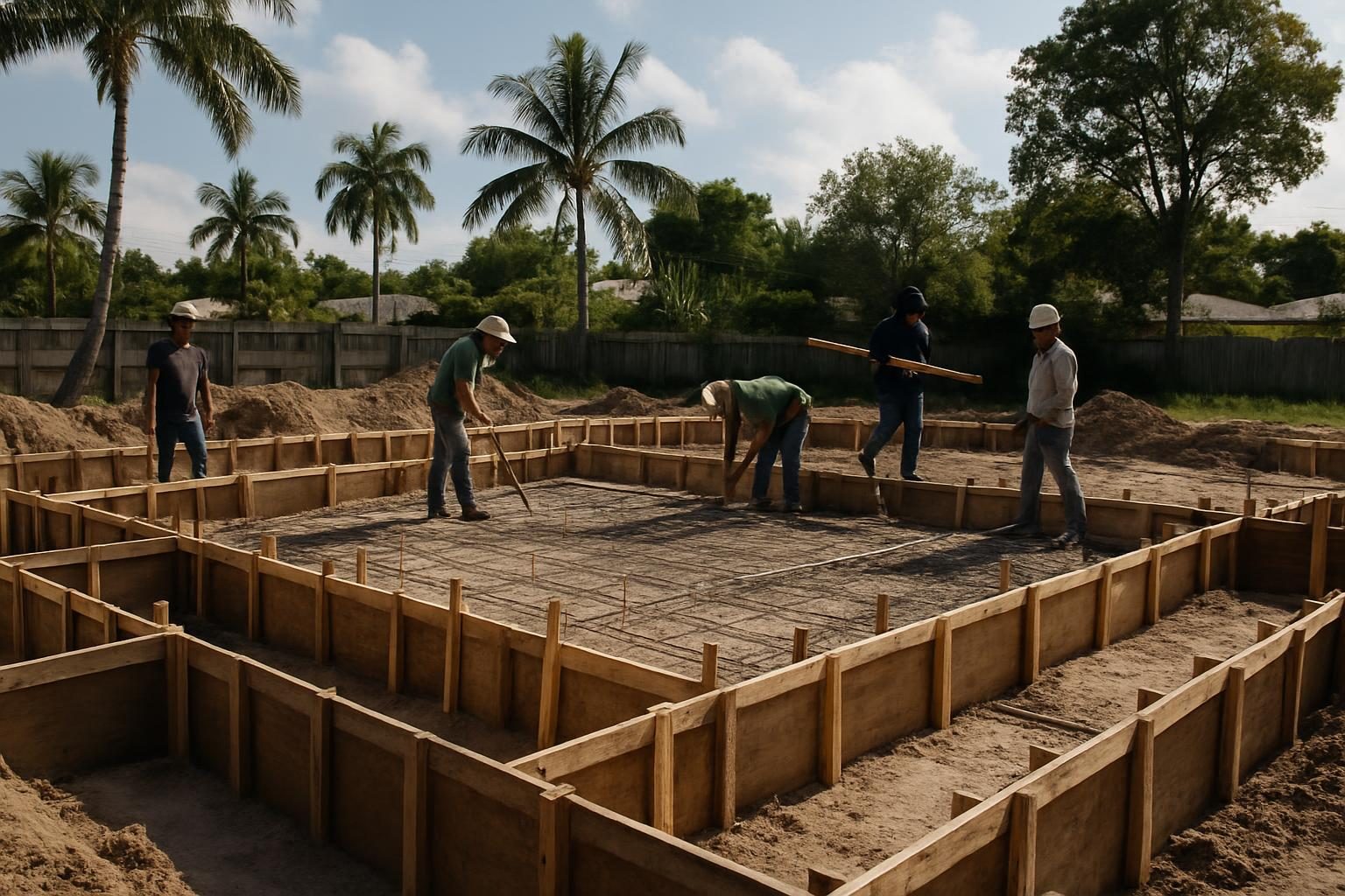 Stock photo: Concrete Foundations